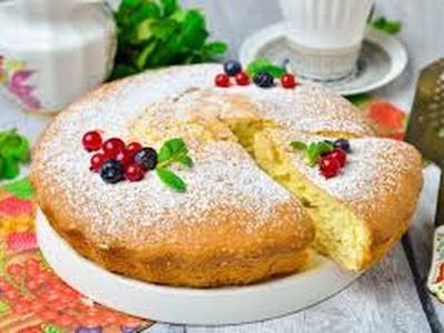 Пирог «Фирменный» с лимоном